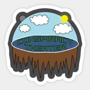 Flat Earth Model Sticker